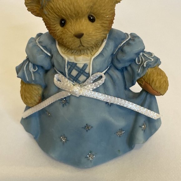 Cherished Teddies 4005842 2006 Avon Exclusive Cinderella Bear in Blue Dress 3" - Picture 9 of 9